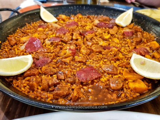 Arroz con boletus, carne y Jamón Ibérico | La Cuadrilla