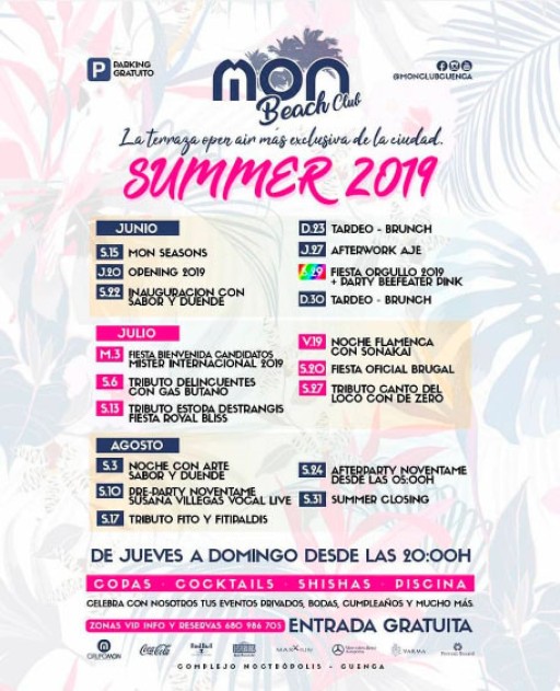 Summer 2019 Mon Beach Club