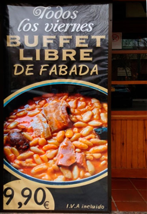 Viernes Buffet Libre Fabada | La Figal